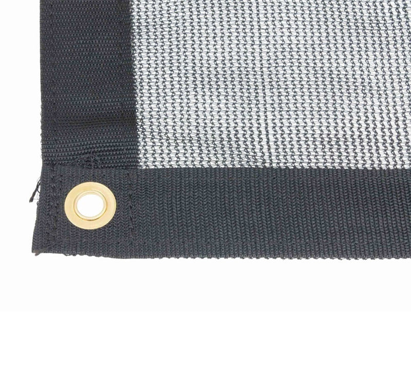 Landscape Tarp 10'X18' 6 Oz. Black 70 % Shade Mesh With Grommets