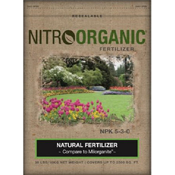 Nitro Organic Natural Fertilizer 5-3-0, 36 Lbs.