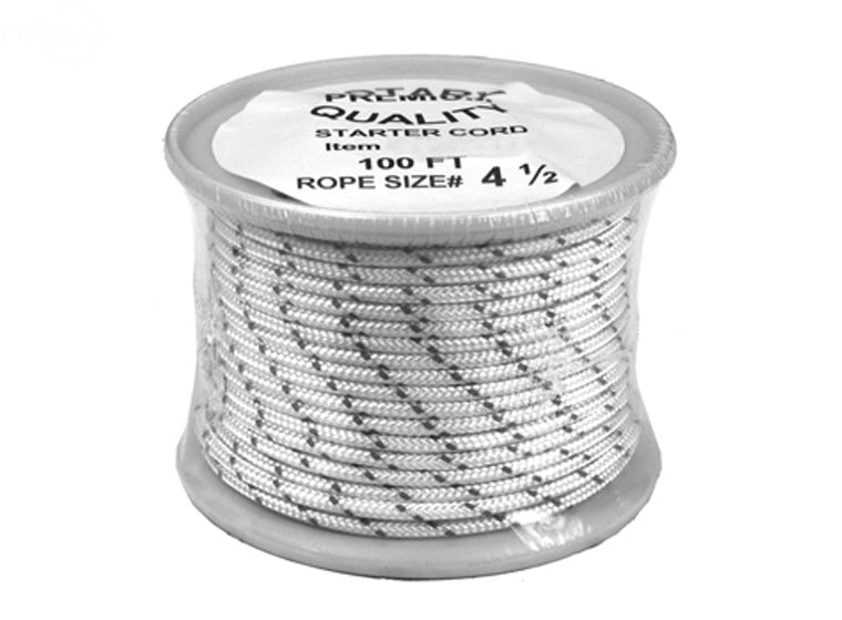 Rotary 11737 Starter Rope #3-1/2 X 100' Roll Premium Braided