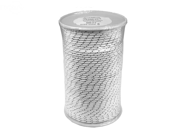 Rotary 11748 Starter Rope #6 X 500' Roll Premium Braided
