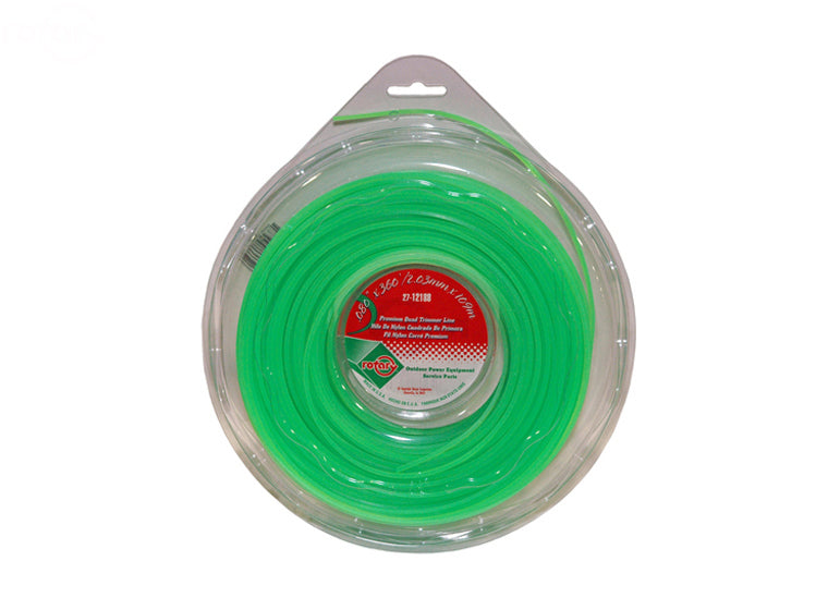 Copperhead 12188 Green Quad Trimmer Line .080 360 ft. Large Donut