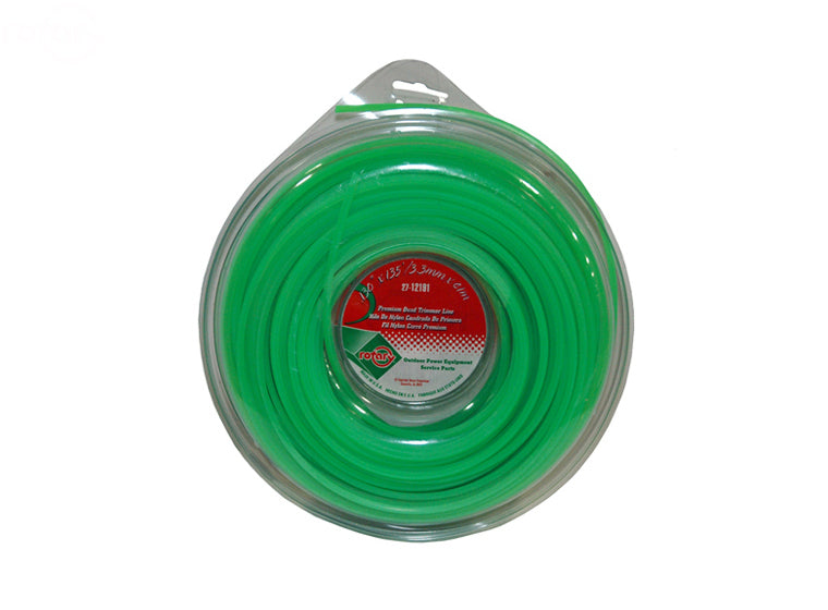 Copperhead 12191 Trimmer Line .130 135' Large Donut Quad Green