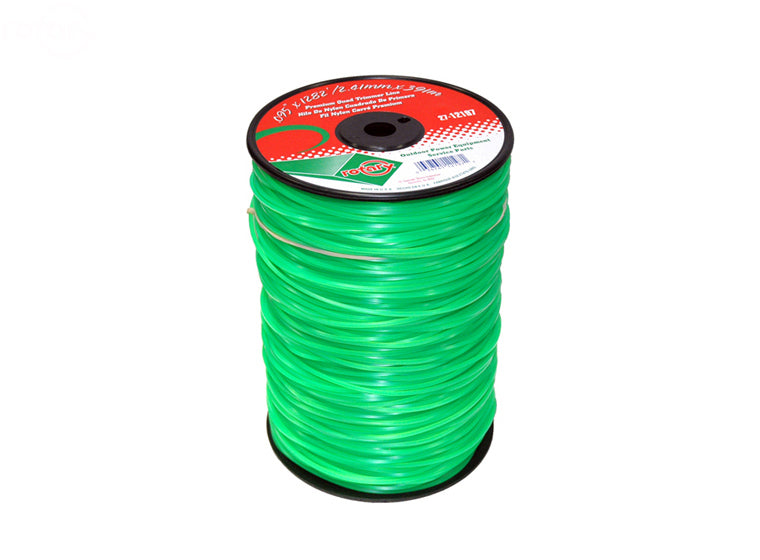 Copperhead 12197 Trimmer Line .095' 1285' Large Spool Quad Green