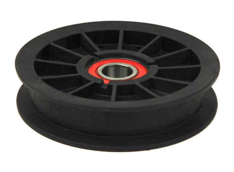 Rotary 12302 Flat Idler Pulley replaces Exmark 109-4077. Fits Quest Models