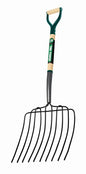 Truper 30330 Bedding Fork 10 Tine D-Handle BPJ-10