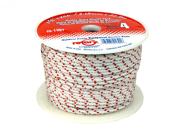 Rotary 1301 Starter Rope #4 X 200' Roll Braided