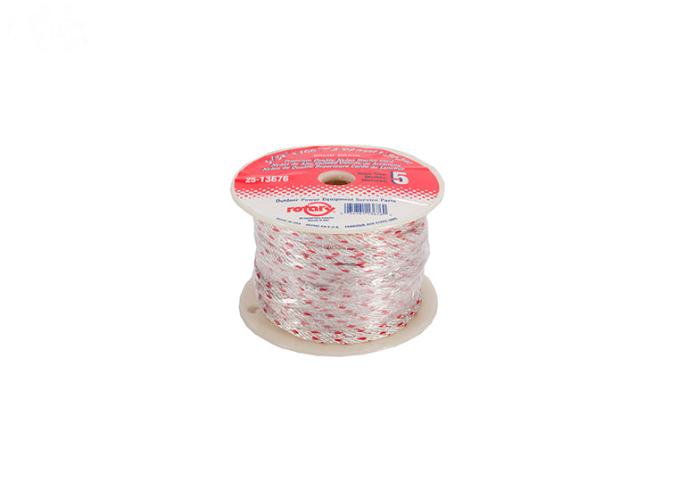 Rotary 13676 Starter Rope #5 X 100' Roll Non Core Braided