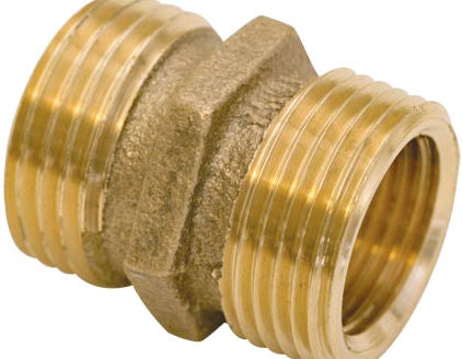 Hose to Pipe Adapter Brass MHT 3/4 X 3/4 MPT