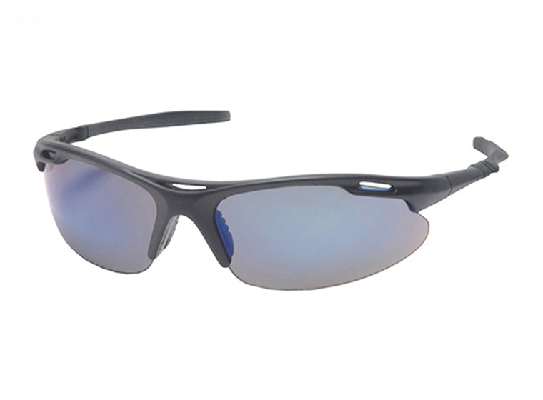 Rotary 14887 Safety Glasses - SB4575D Blue Mirror Lens with Black Frame