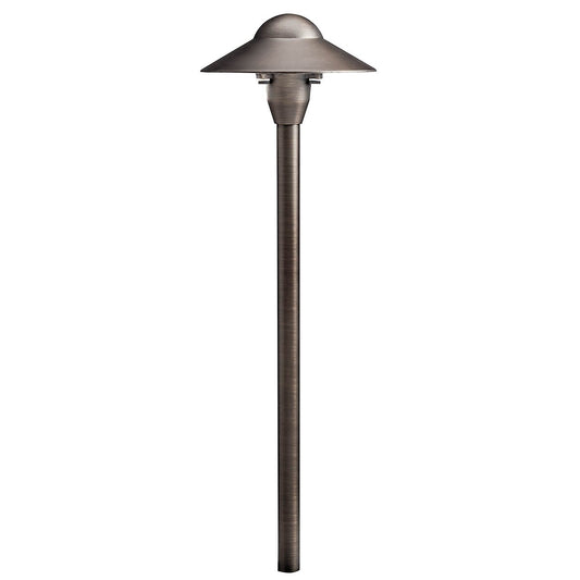 Kichler 15470CBR 12V 6-Inch Dome Path Light