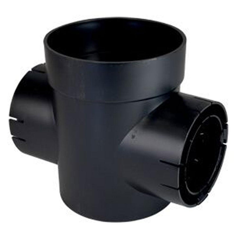 NDS 201 - 6 in. Round Spee-D® Catch Basin Drain, 2 Outlets