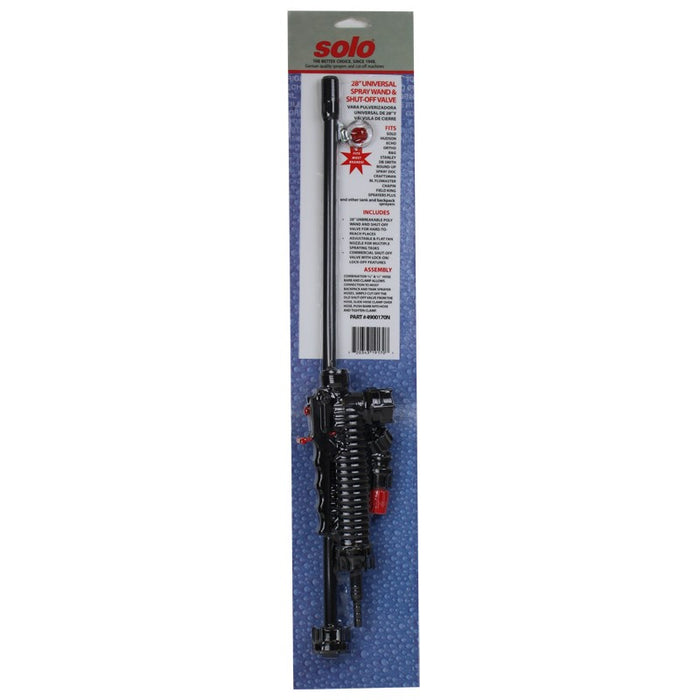 Solo 28" Universal Wand and Shut-Off Assembly