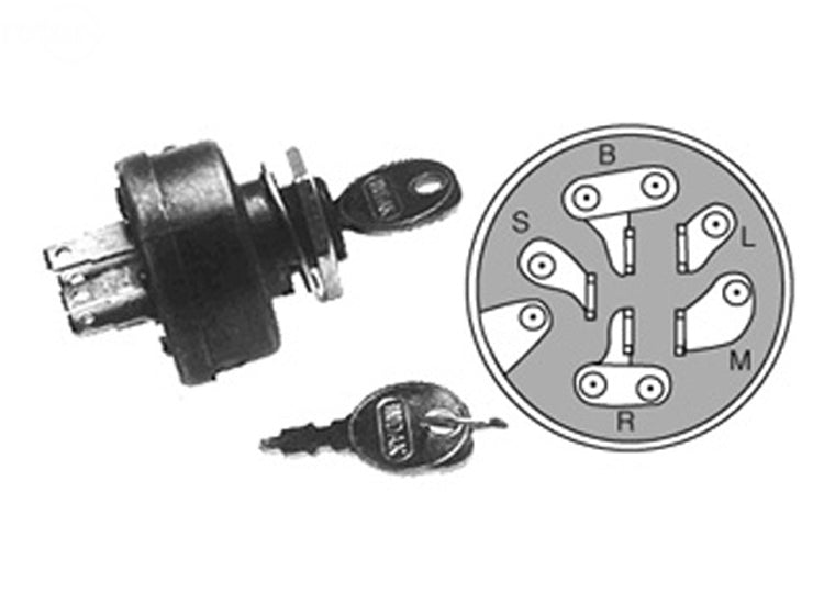 Rotary 2941 Ignition Switch replaces AYP Magneto