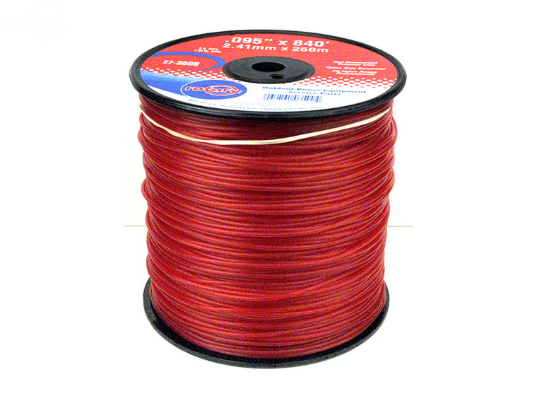 Copperhead 3509 Red Commercial Trimmer Line .095 3 LB Spool