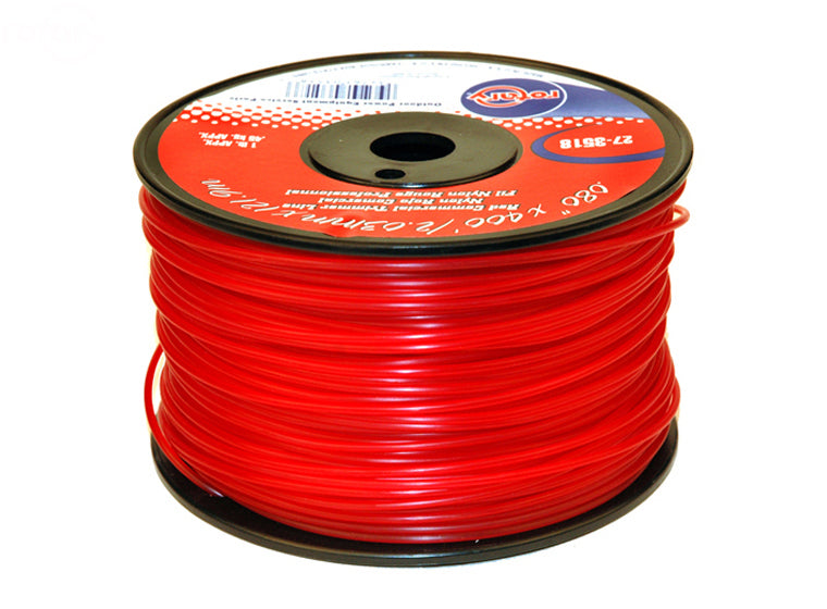 Copperhead 3518 Red Commercial Trimmer Line .080 1 Lb Spool