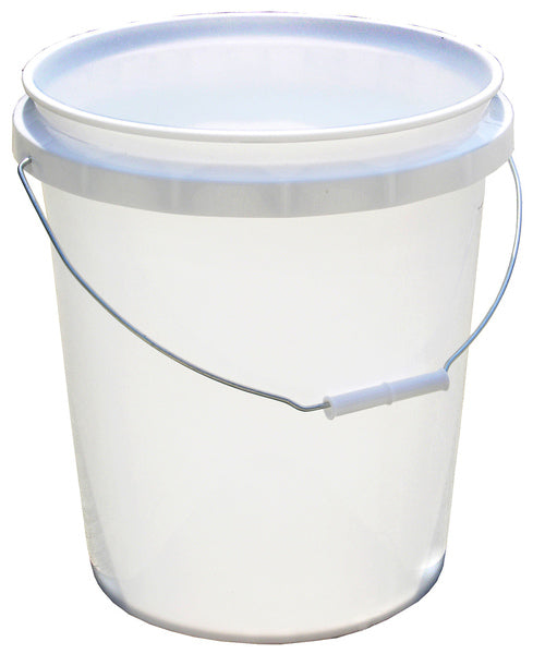 Plastic Bucket 5 gallon White 201013