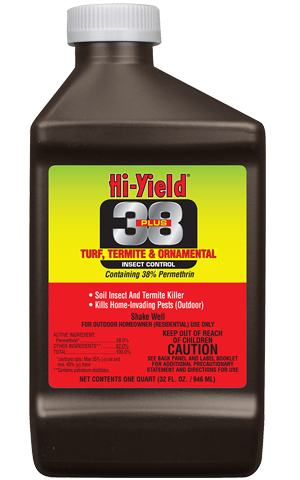 Hi-Yield 31332 38 Plus Insecticide Turf Termite & Ornamental Concentrate Quart (32 oz)