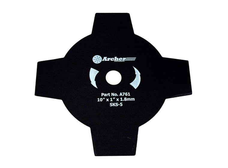 Rotary 4280 Brush Blade 10" X 1" 4T