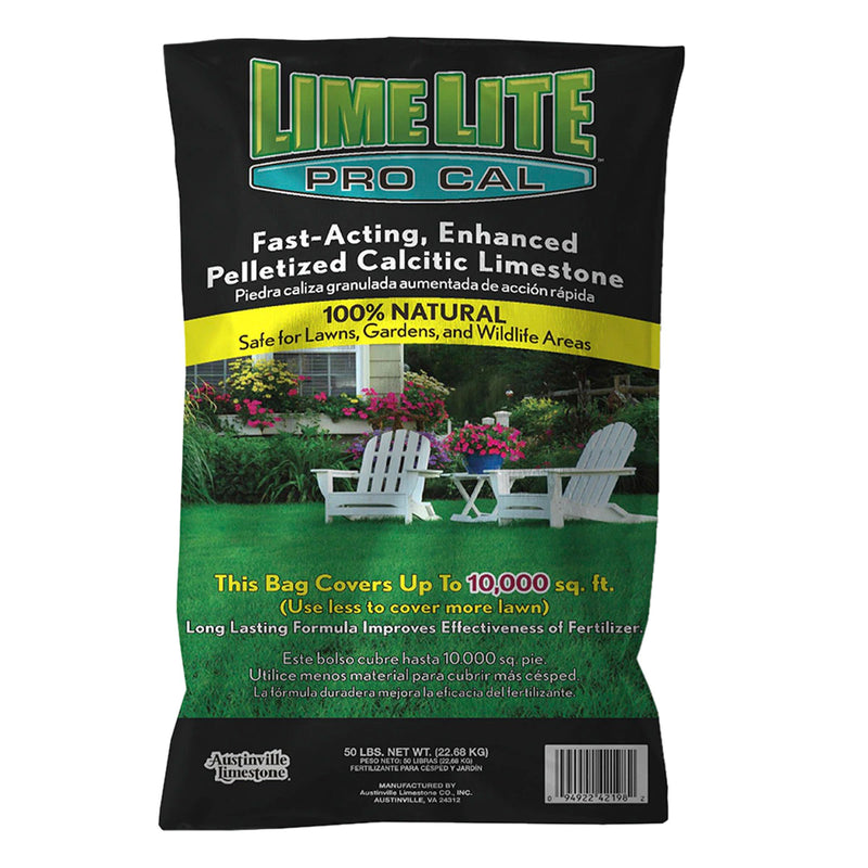 LimeLight Pro-Cal Enhanced Pelletized Granular Calcitic Limestone 50 lb.