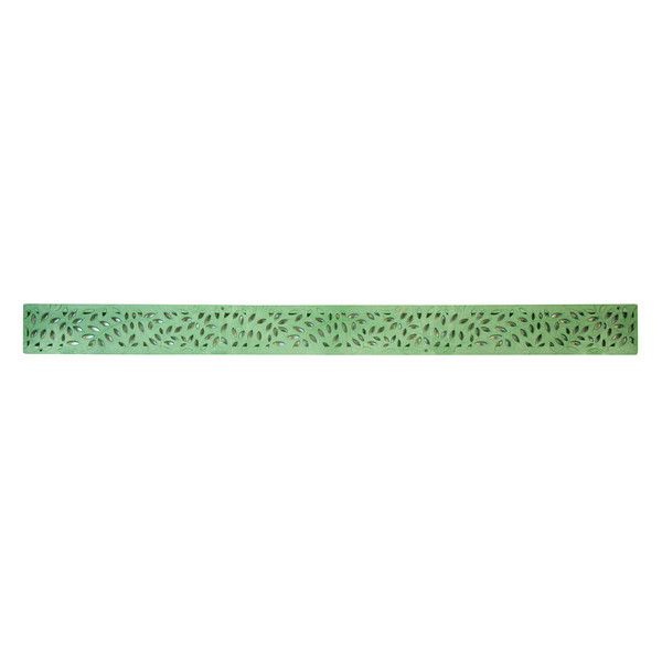 NDS 554GR - Mini Channel Decorative Botanical Grate - Green