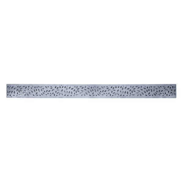 NDS 554GY - Mini Channel Decorative Botanical Grate - Gray