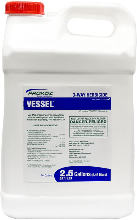 Vessel 3-Way Broadleaf Herbicide, 2.5g