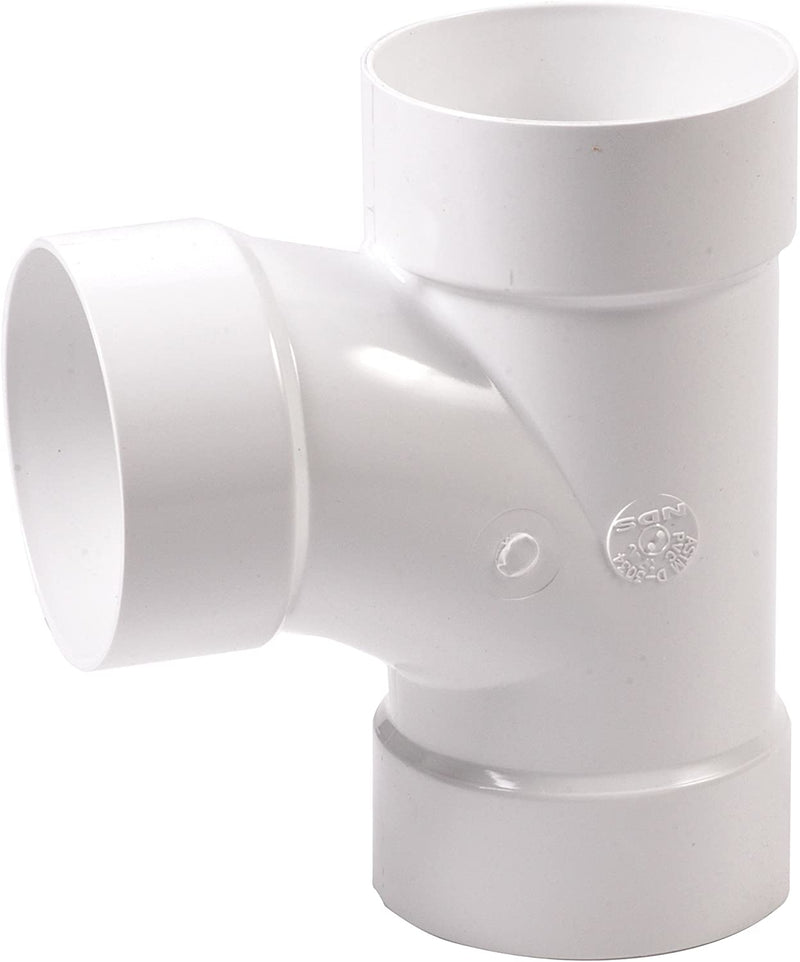 NDS 6P09 - 6" Sewer & Drain Sanitary Tee