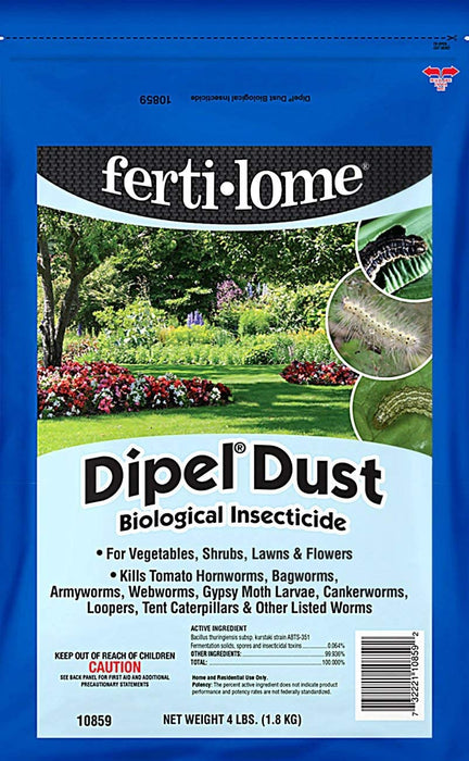 Ferti-lome 10859 Dipel Dust Biological Insecticide 4 LB