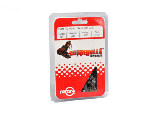 Copperhead 7224040 Chain Saw Chain .050 3/8 40 Links (Final Sale)