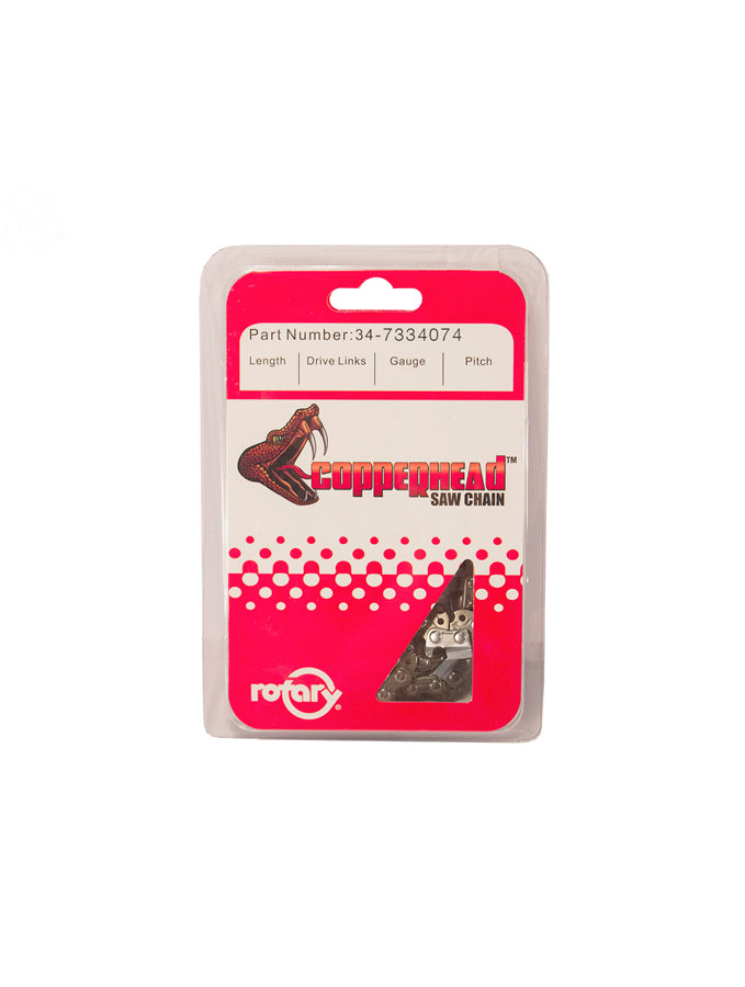 Copperhead 7334074 Chain Saw Chain .058 .325 74 Lks Chisel W/O Bumper Link (discontinued with inventory)