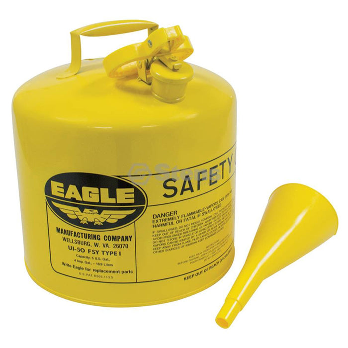 Stens 765-200 Eagle Safety Diesel Can w/funnel 5 gal