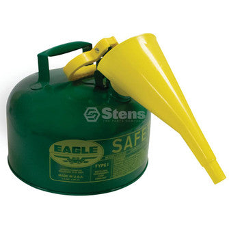 Stens 765-302 Eagle Safety Fuel Can w/Funnel 2 gal