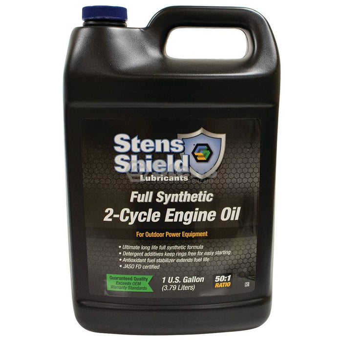 Stens 770-101 Shield 2-Cycle Engine Oil 50:1 Full Synthetic, 1 gallon bottle