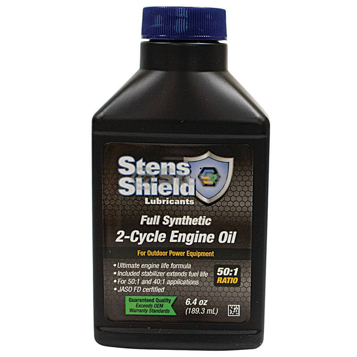 Stens 770-643 Shield 2-Cycle Engine Oil 50:1 Full Synthetic, 6.4 oz. bottle