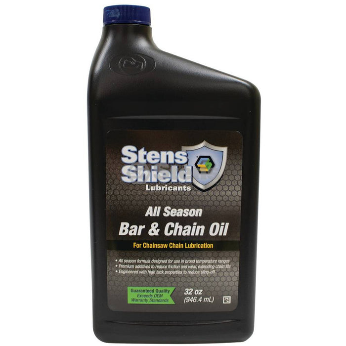 Stens 770-704 Shield Bar and Chain Oil All season formula, 32 oz. bottle