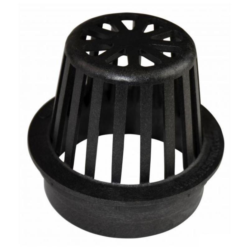 NDS 78 - 4" Round Atrium Grate- Black