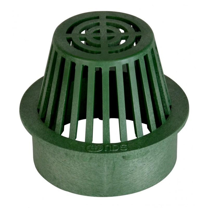 NDS 80 - 6" Green Round Atrium Grate for 6" Catch Basins & Pipe