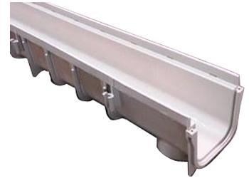 NDS 800 - 5" Deep Profile Channel Drain, Gray