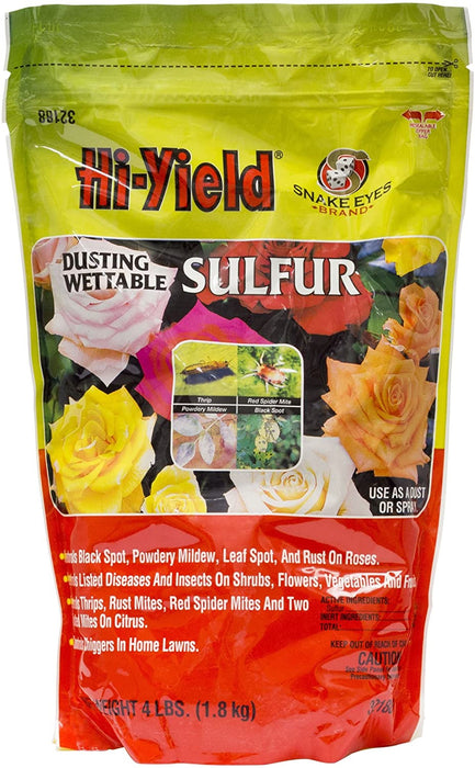 Hi-Yield 32188 Dusting Wettable Sulfur 4 lb