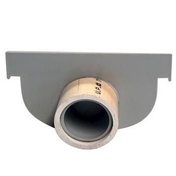 NDS 821 - 5" Shallow Channel Drain End Cap / End Outlet