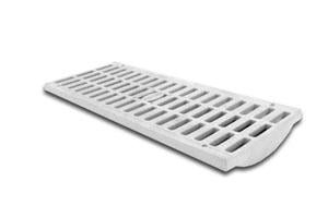 NDS 837 - 8" Pro Series Light Channel Grate, Light Gray
