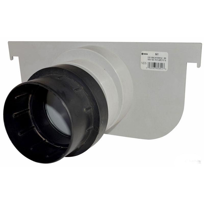 NDS 841 - 12" Shallow Profile End Cap / End Outlet