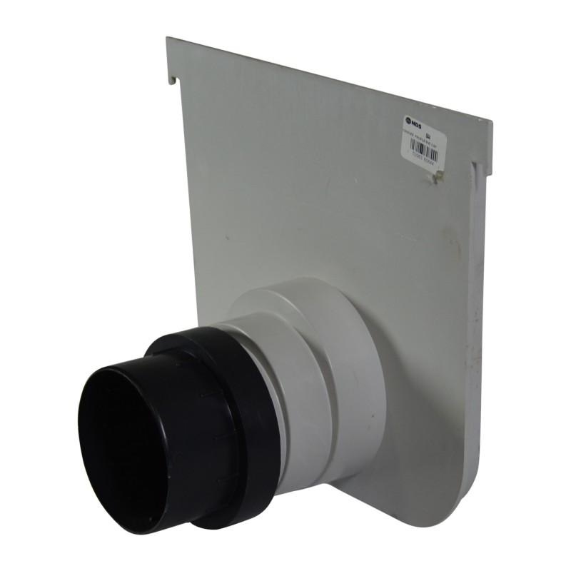 NDS 844 - 12" Pro Series Channel Deep Profile End Cap 4" S&D SPT Knock Out