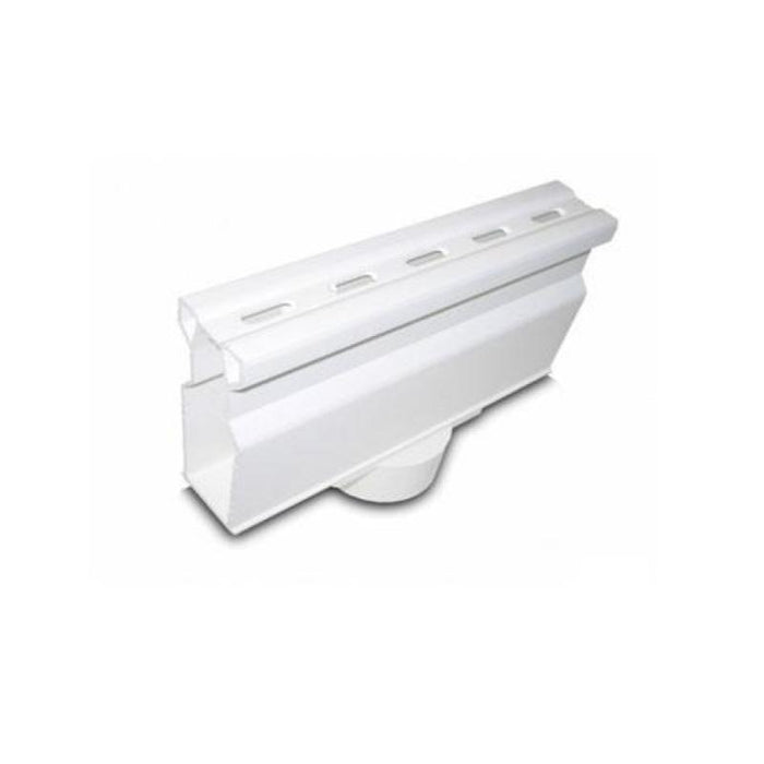 NDS 8501 - Micro Channel Spigot Bottom Outlet, White