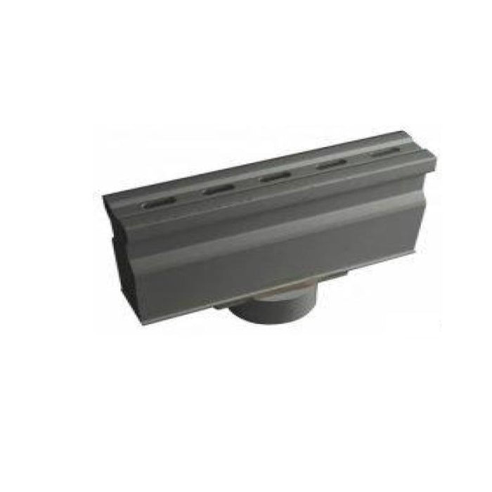 NDS 8503 - Micro Channel Spigot Bottom Outlet, Gray