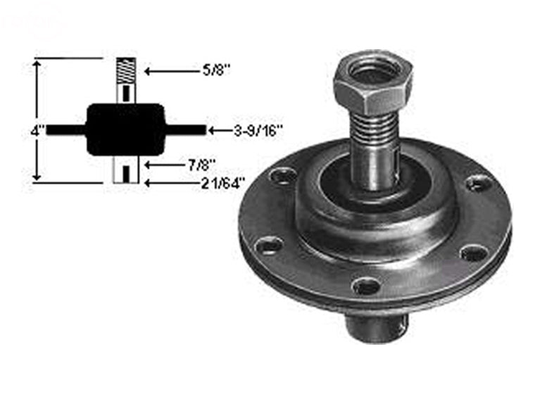 Rotary 856 Blade Spindle Assembly replaces MTD 09321