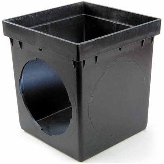 NDS 900 - 9" Square Catch Basin with 2 Opposite Openings
