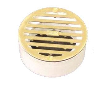NDS 906PB - 4" Grate, Polished Brass