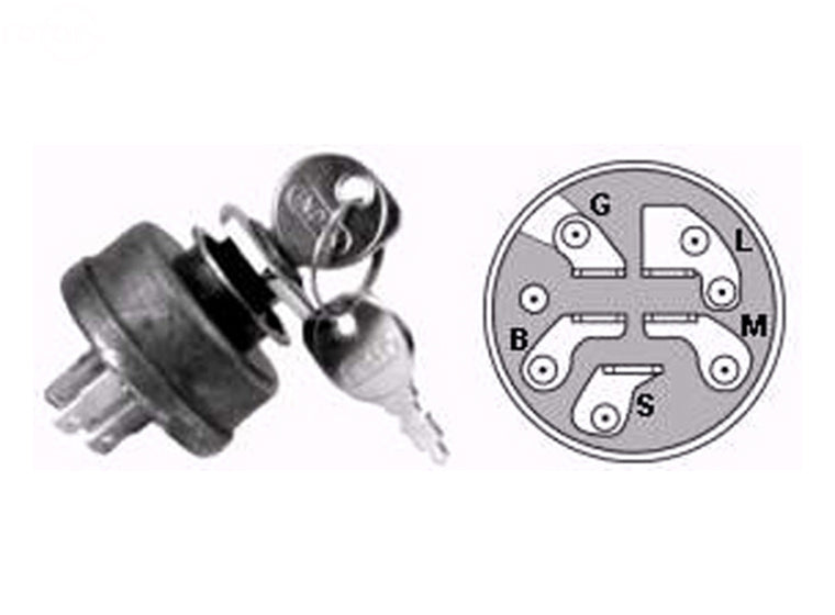 Rotary 9158 Ignition Switch Kit replaces AYP 158913