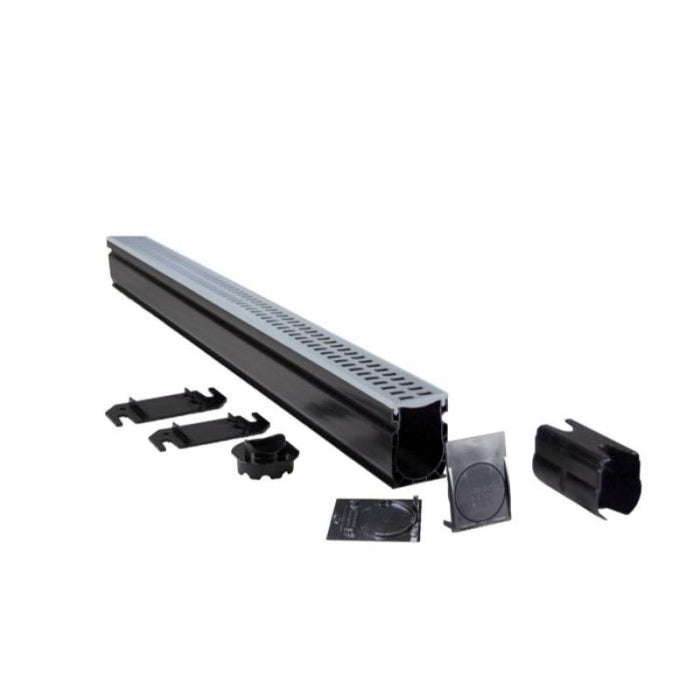 NDS 9206GKIT - Slim Channel Kit Gray 6 ft.